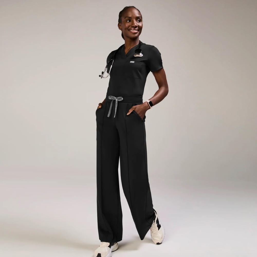 High Waisted Salina FORMx Wide Leg Scrub Pants